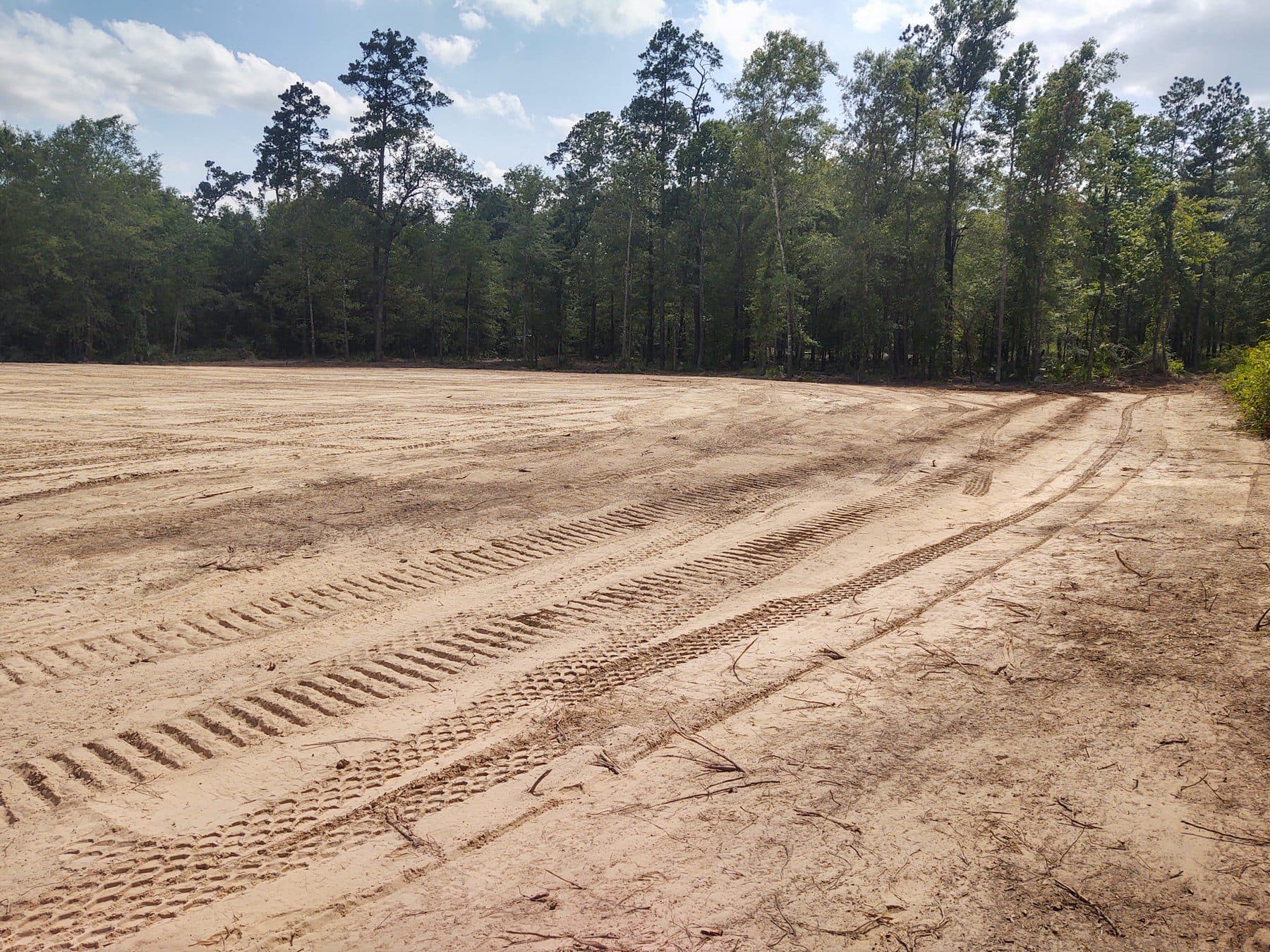 Land clearing by K.G.W. Corporation in the Houston area
