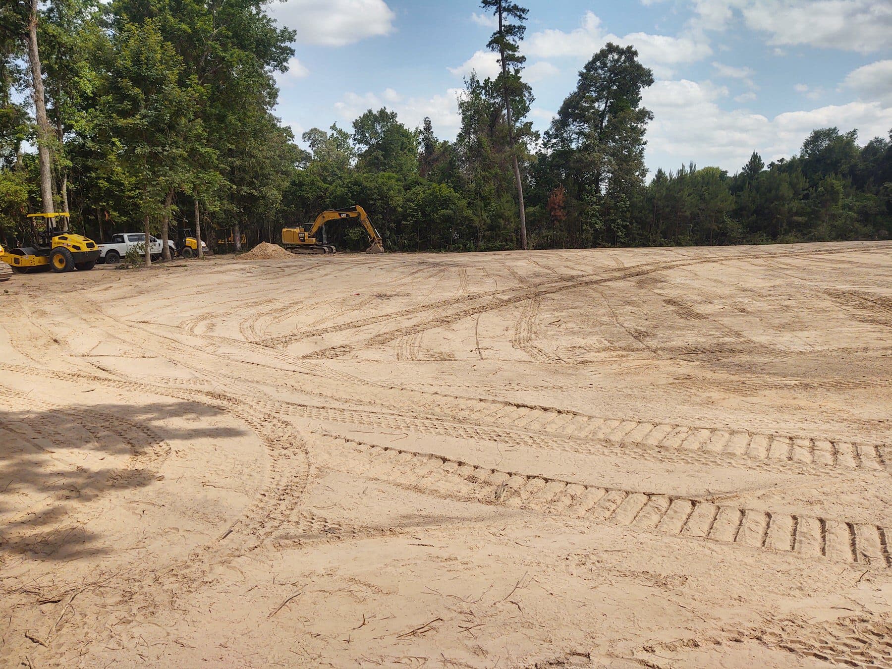 Land clearing by K.G.W. Corporation in the Houston area