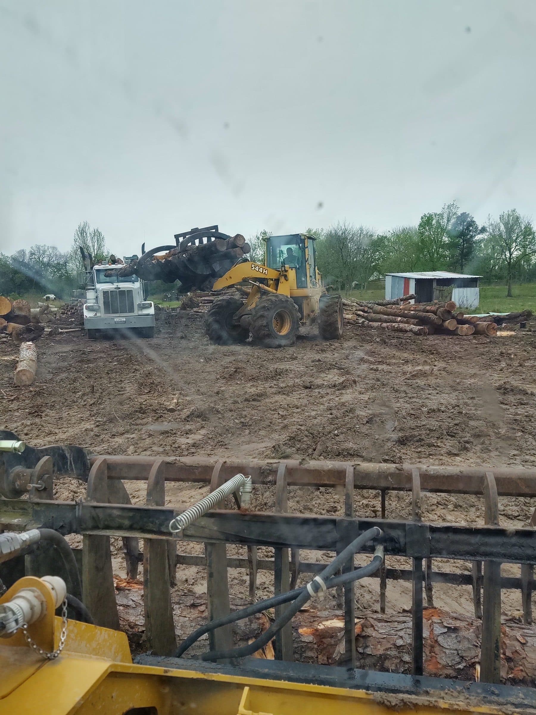 Land clearing by K.G.W. Corporation in the Houston area