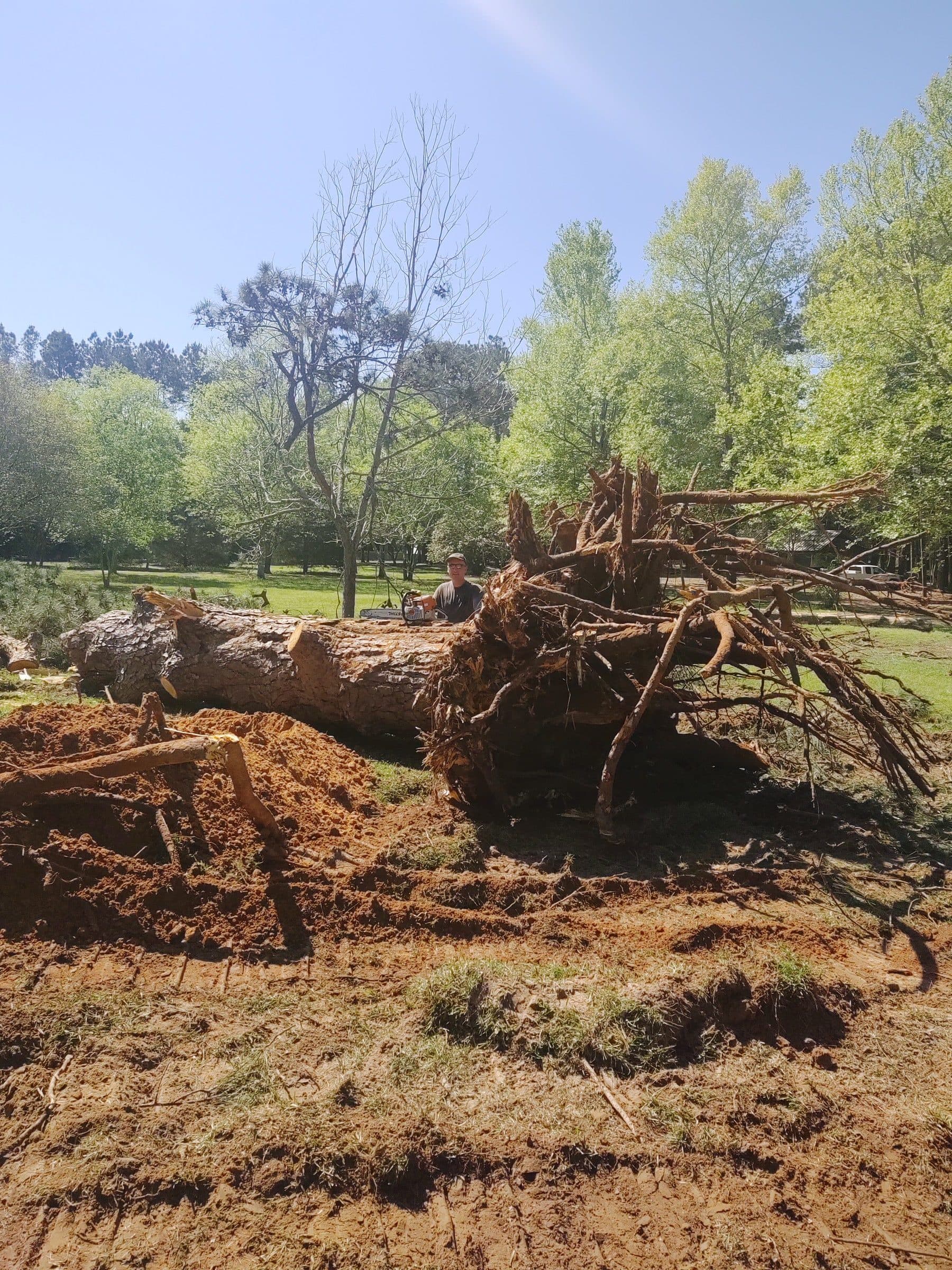 Land clearing by K.G.W. Corporation in the Houston area