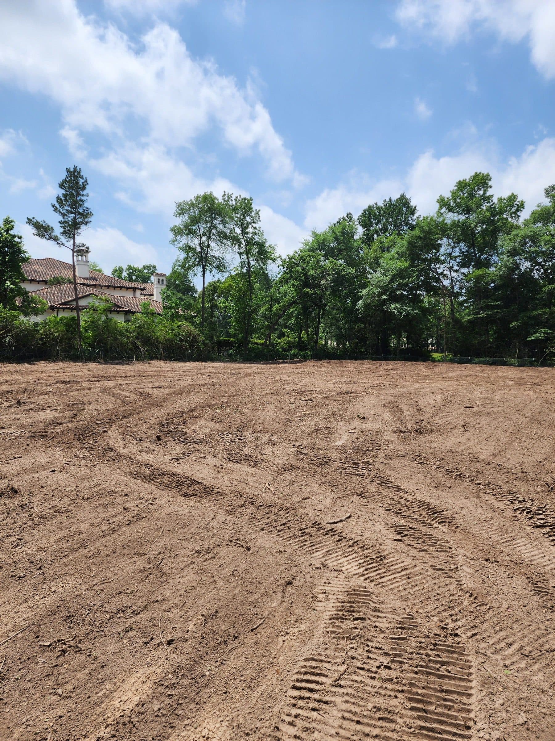 Land clearing by K.G.W. Corporation in the Houston area