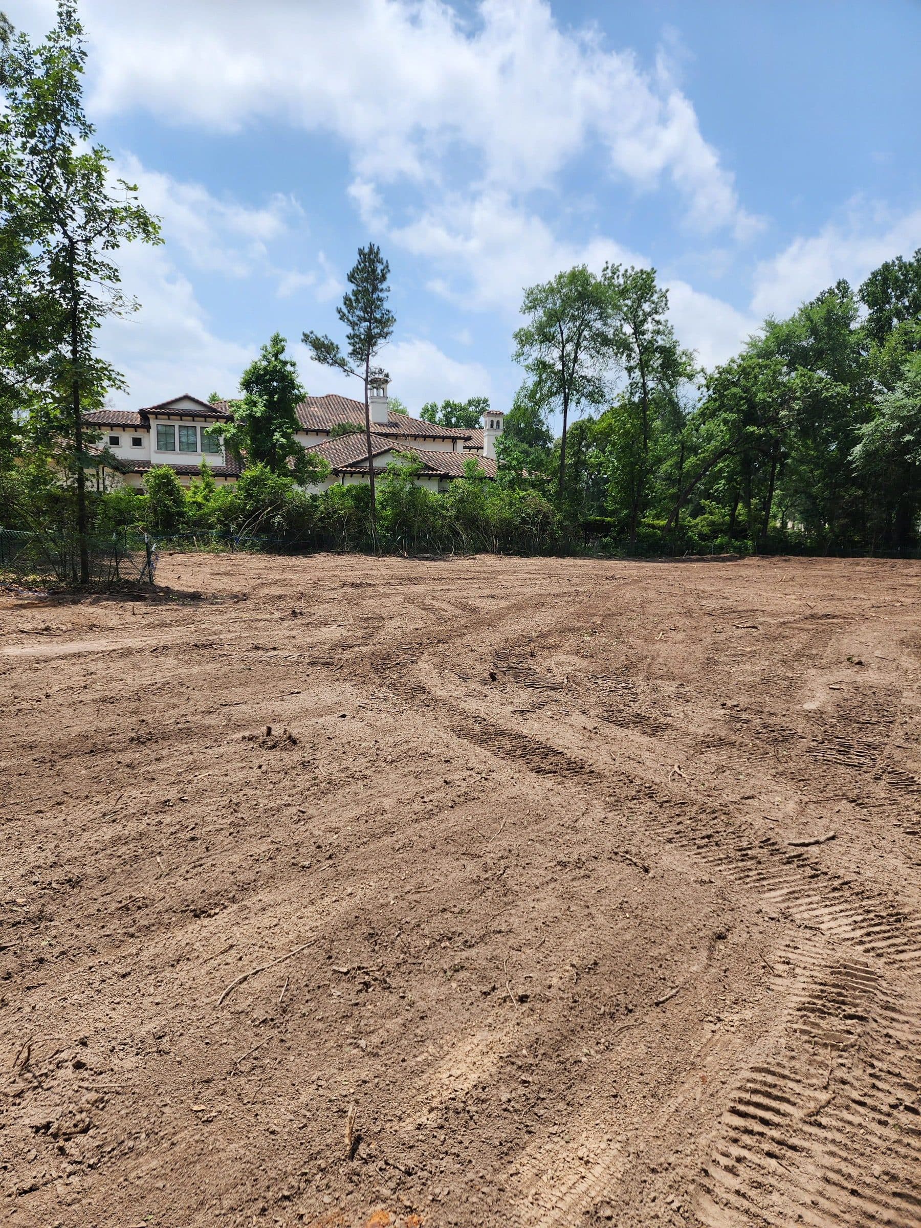 Land clearing by K.G.W. Corporation in the Houston area