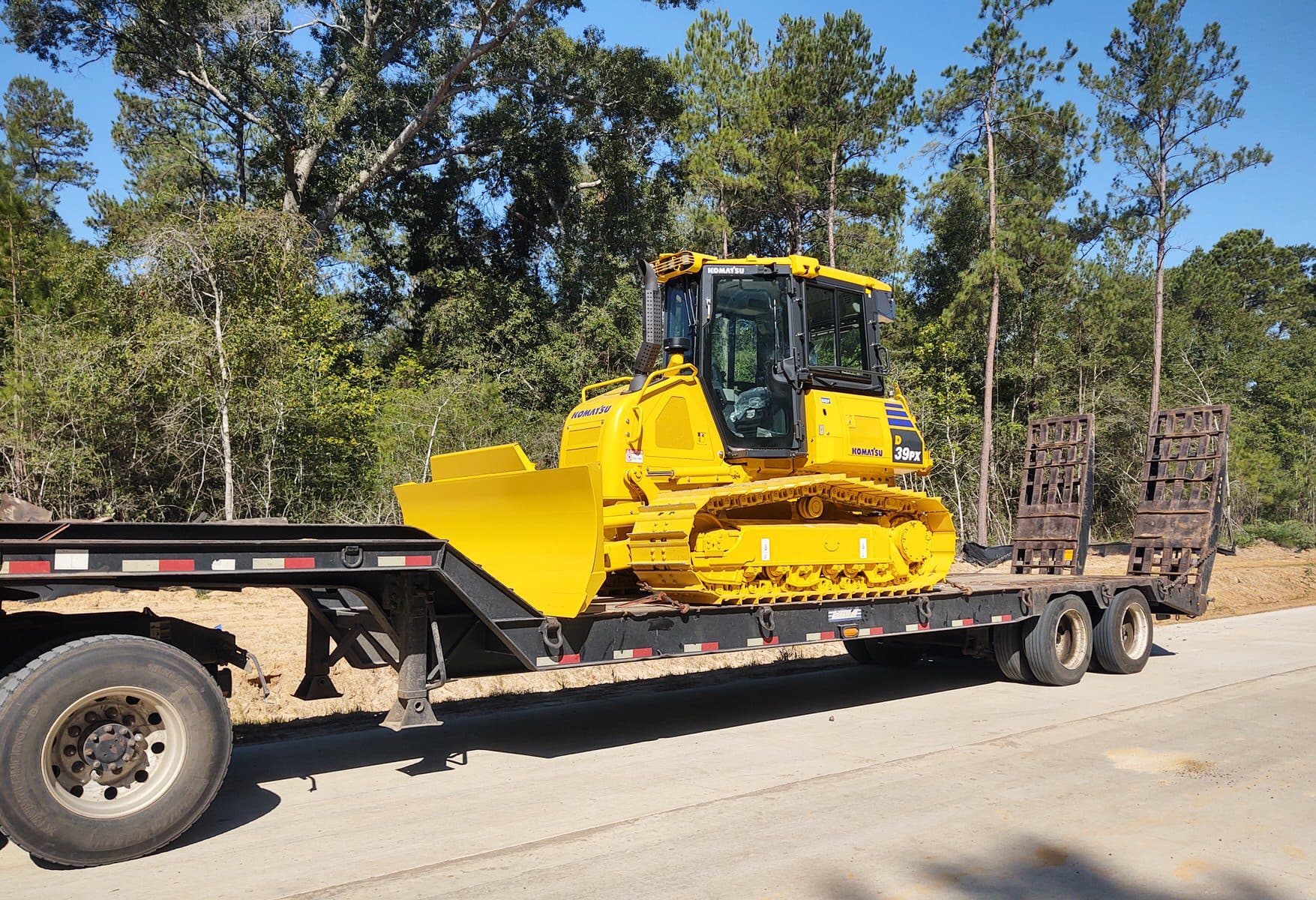Land clearing by K.G.W. Corporation in the Houston area