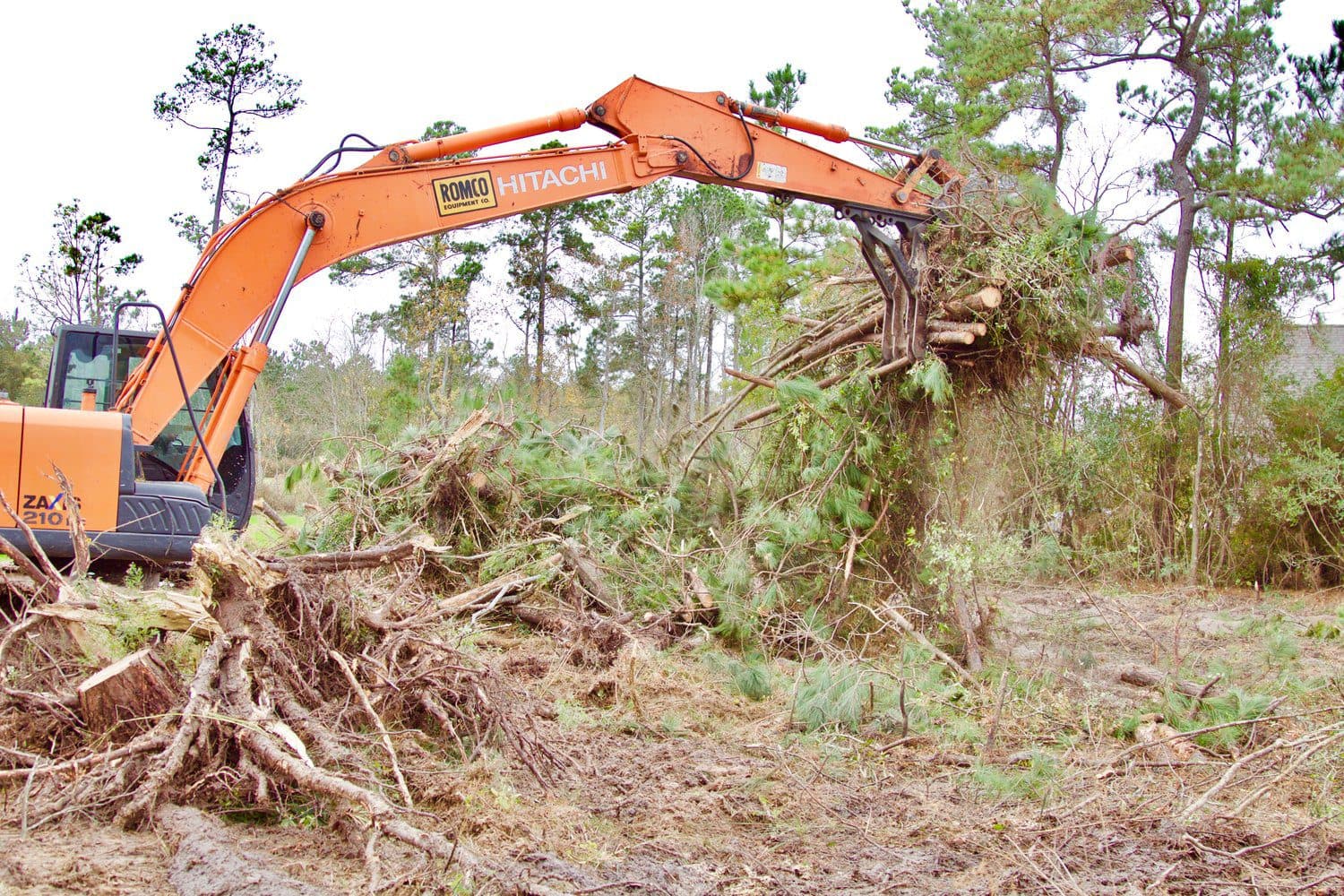 Site preparation by K.G.W. Corporation in the Houston area