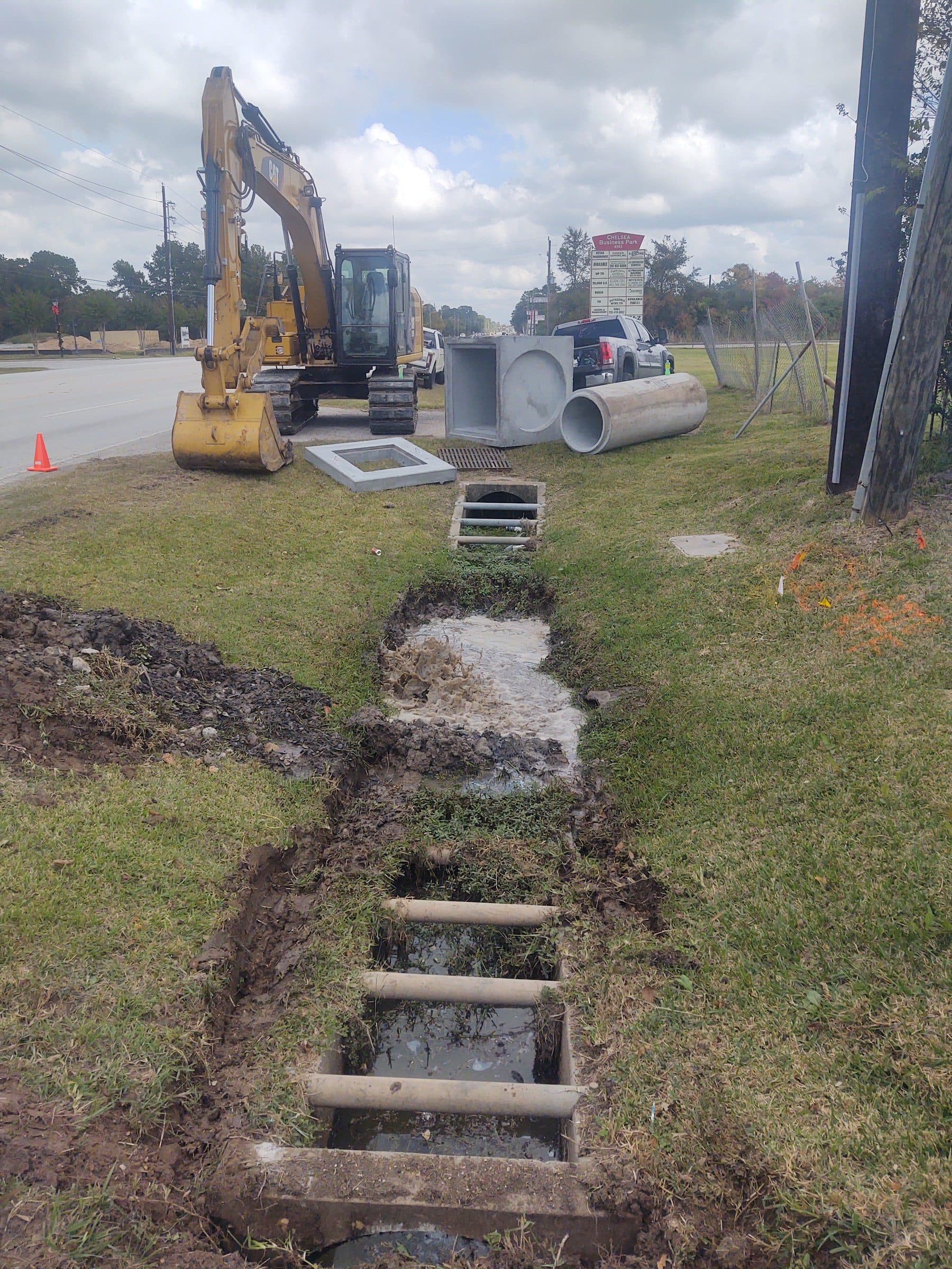 Culverts and drainage by K.G.W. Corporation in the Houston area