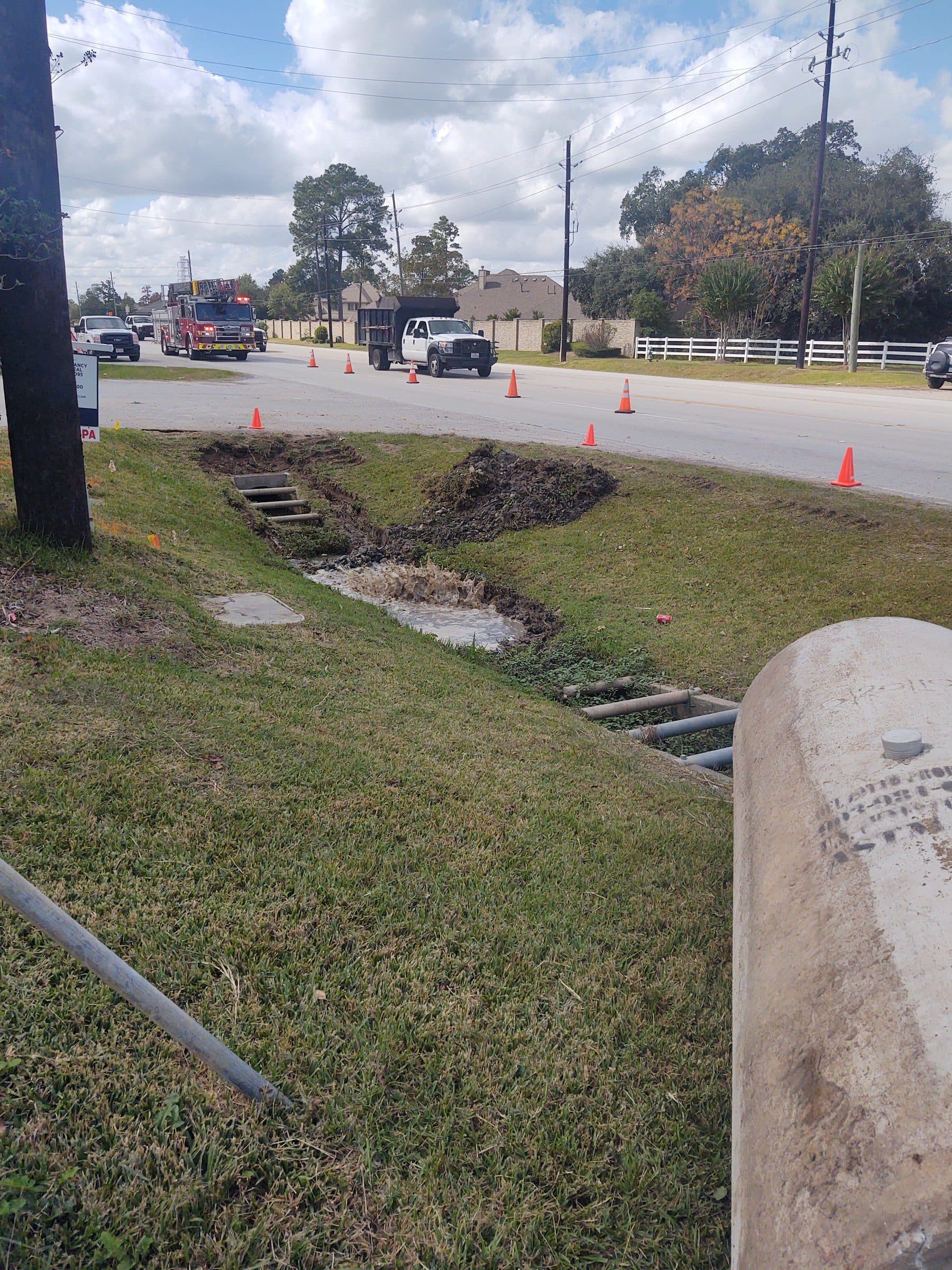 Culverts and drainage by K.G.W. Corporation in the Houston area