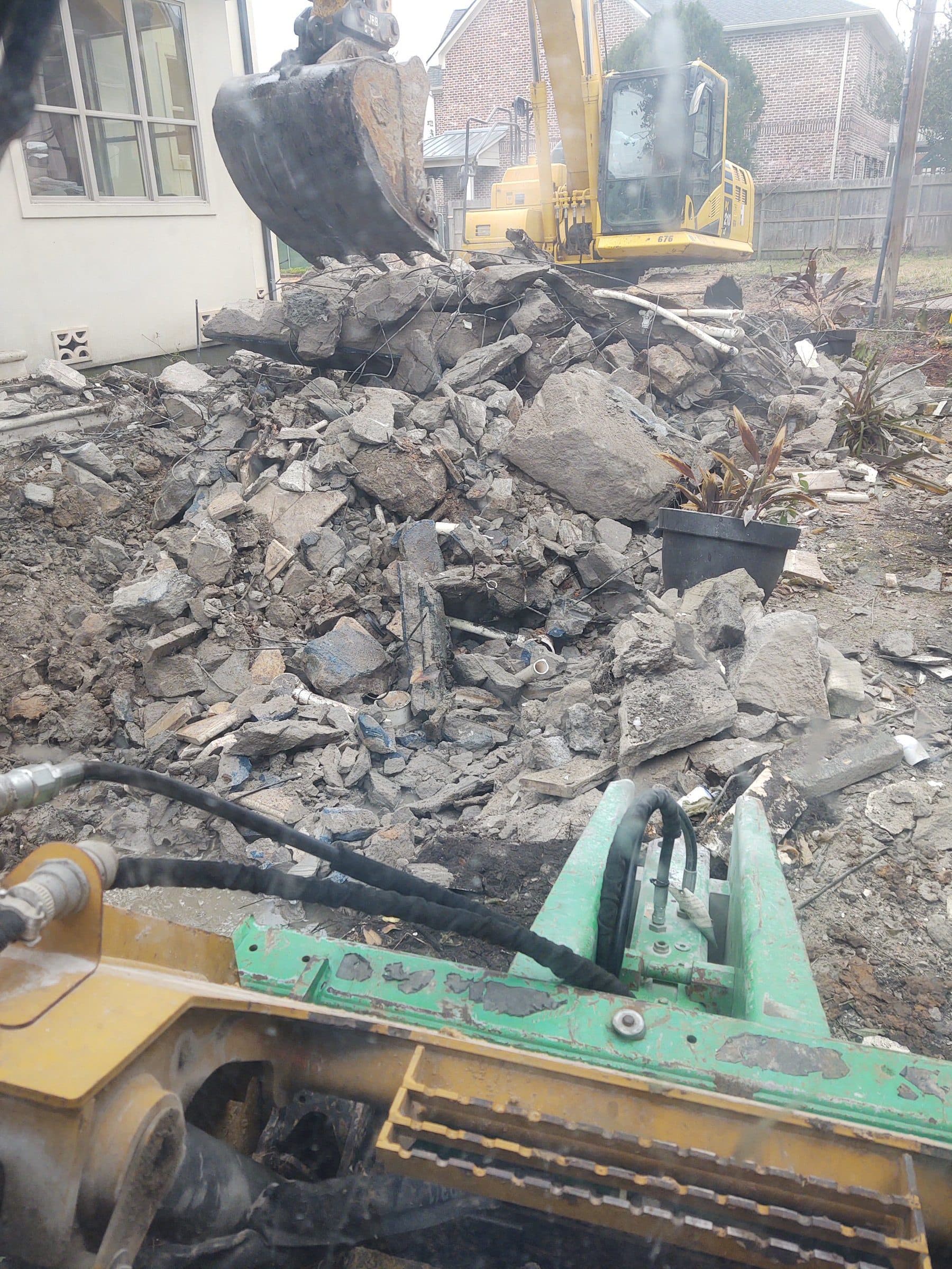 Demolition by K.G.W. Corporation in the Houston area