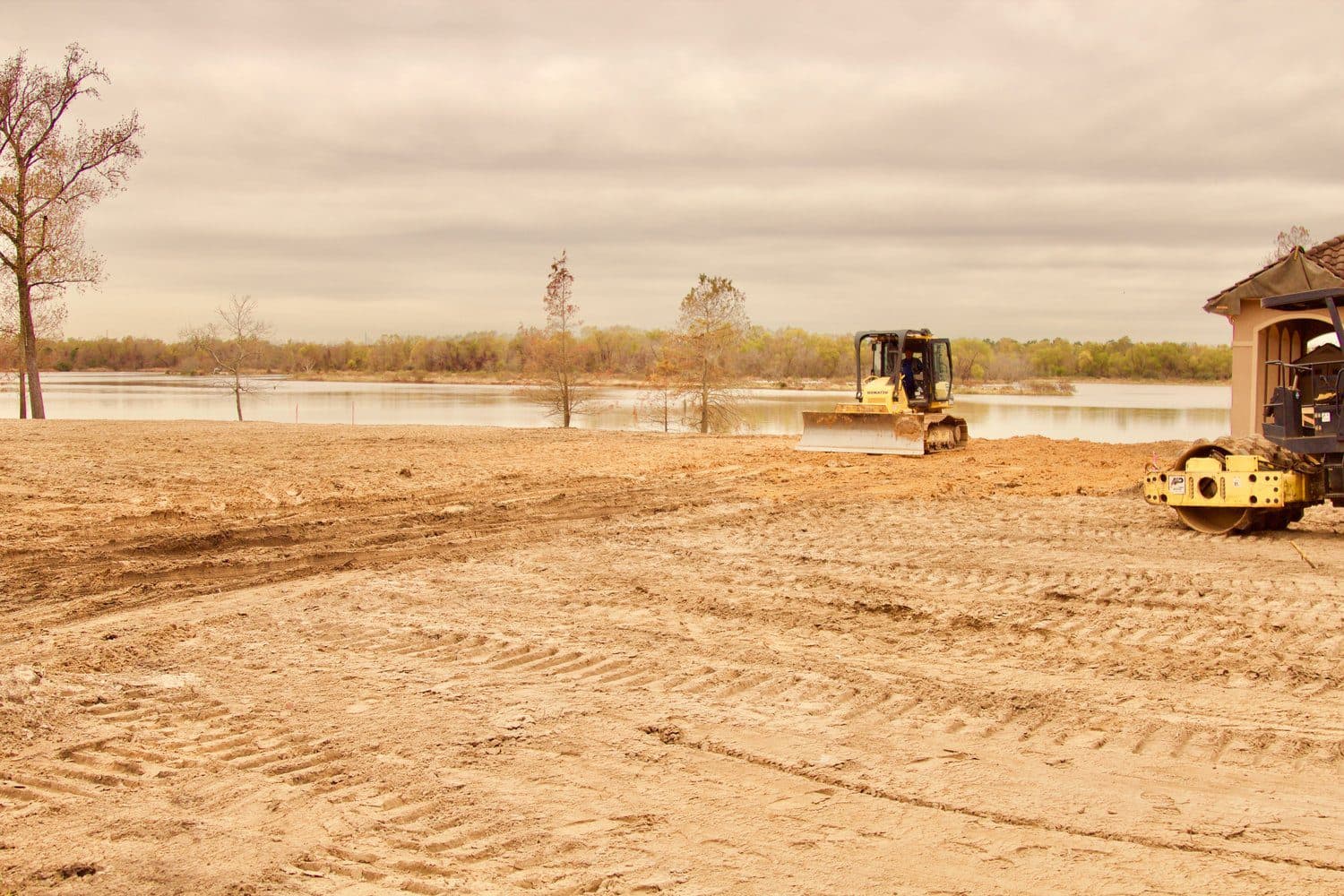 Site preparation by K.G.W. Corporation in the Houston area