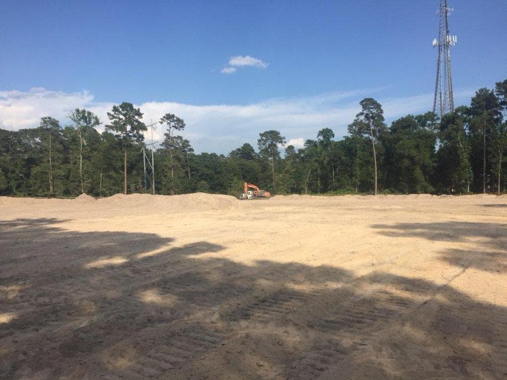 Site preparation by K.G.W. Corporation in the Houston area